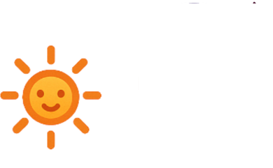 Happy sun icon
