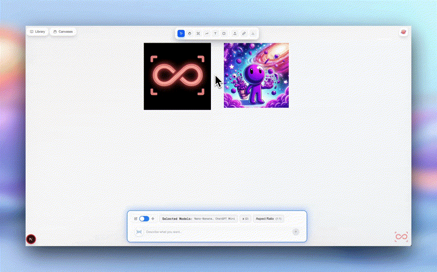 Multiple model variants demonstration